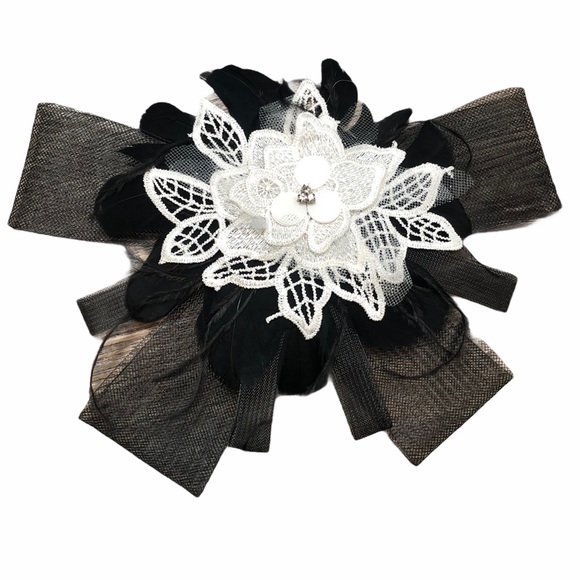 Other - Handmade Custom Black and White Dance Hair Pieces